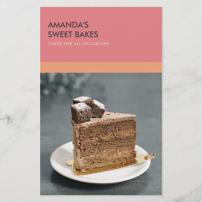 MODERN PINK PEACH PHOTO TEMPLATE CLASSES WORKSHOP FLYER (Back)