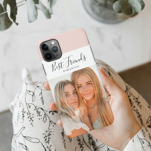 Modern Pink    Personal Photo Best Friends Gift iPhone 11Pro Max Case