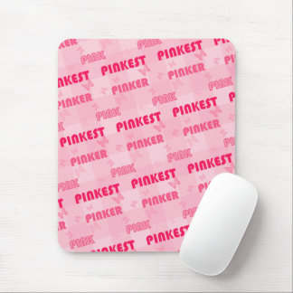 Modern Pink Pinker Pinkest Pattern Mouse Pad