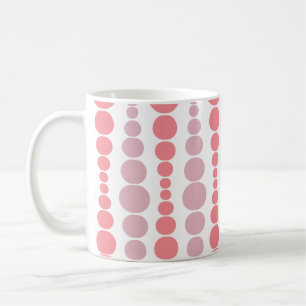 Modern Pink Rectangles Coffee Mug