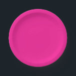 Modern Pink Template Create Your Own Party Custom  Paper Plate<br><div class="desc">Modern Pink Template Create Your Own Party Custom Paper Plates</div>