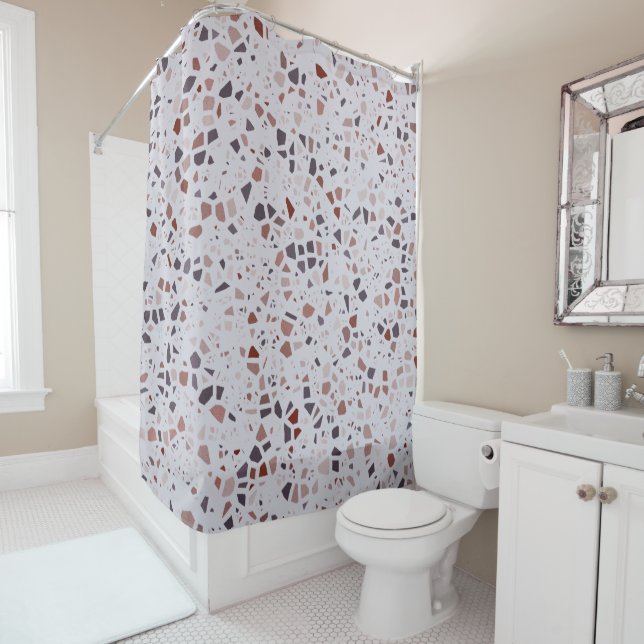 Modern Pink Terrazzo Marble Pattern (In Situ)