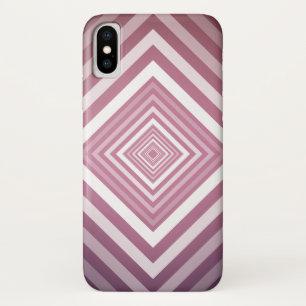 Modern Pink & White Gradation Squares Case-Mate iPhone Case