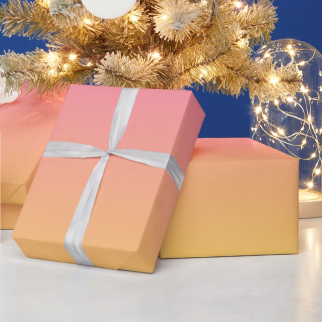 Modern pink &yellow wrapping paper (Holidays)