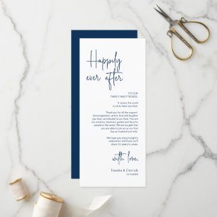 Modern Place Setting Dinner Party Thank You Card