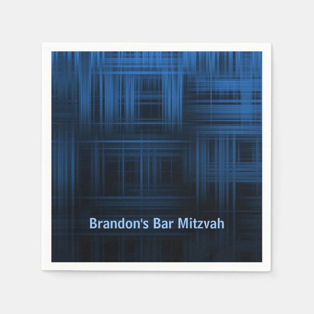 Modern Plaid Napkin (Front)