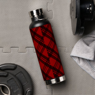  Modern Plaid  Water Bottle