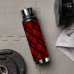  Modern Plaid  Water Bottle