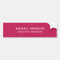 Modern Plain Classy Professional Rose Red