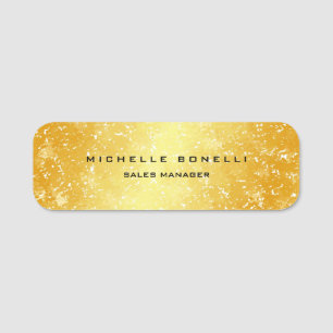 Modern Plain Custom Professional Name Position Tag