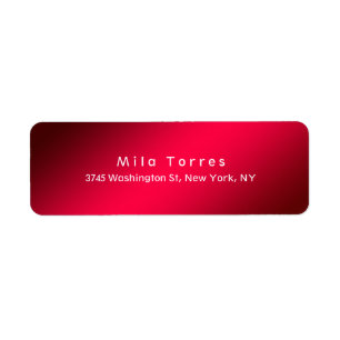 Modern Plain Elegant Unique Red Creative