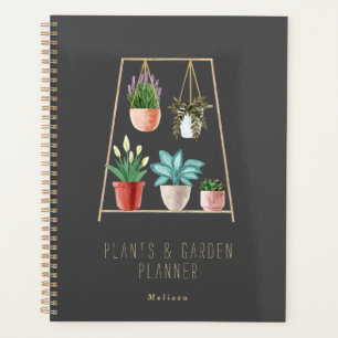 Modern Plants and Garden Personalized Planner