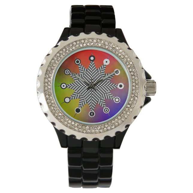 Modern Plasma (Binary Face) by Kenneth Yoncich Watch (Front)