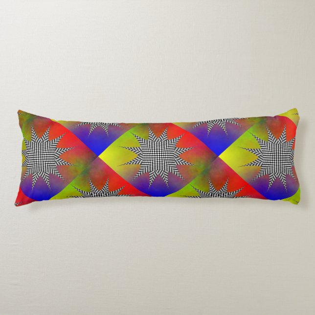 Modern Plasma by Kenneth Yoncich Body Pillow (Front)