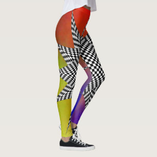 Modern Plasma by Kenneth Yoncich Leggings