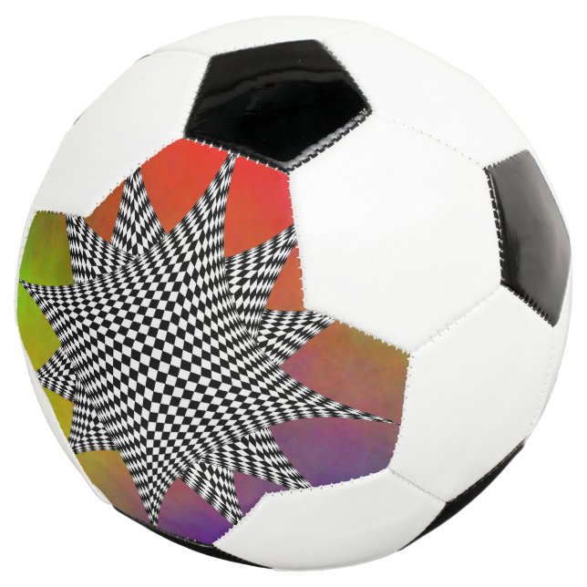 Modern Plasma by Kenneth Yoncich Soccer Ball (Three Quarter)