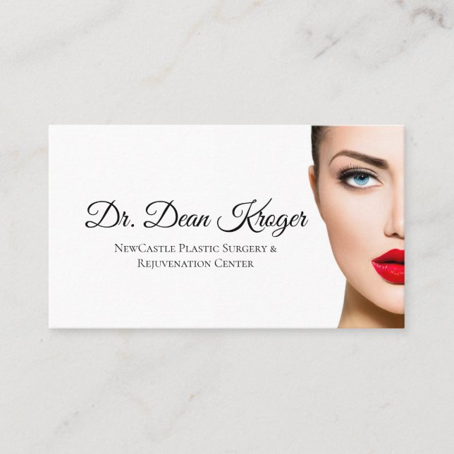 Modern Plastic Surgery & Rejuvenation Centre Busin Business Card (Front)
