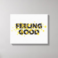 Modern, playful, cheerful design of Feeling Good