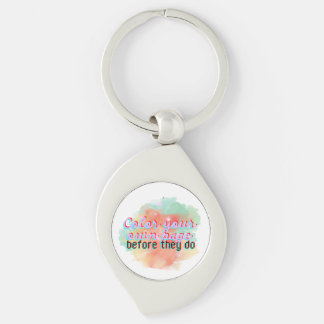 Modern Playful Simple Elegant and so Chic Keychain