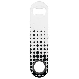 Modern, playful, urban geometric circle pattern bar key
