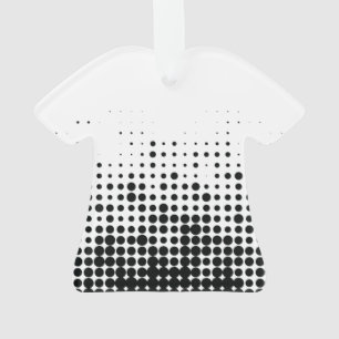 Modern, playful, urban geometric circle pattern ornament