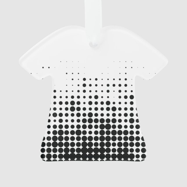 Modern, playful, urban geometric circle pattern ornament (Back)