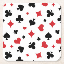 Modern Playing Card Suits Pattern