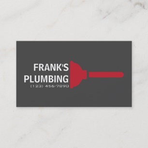 Modern Plumbing Company Business Card