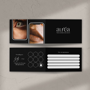 Modern PMU Cosmetic Salon Loyalty Folded Card