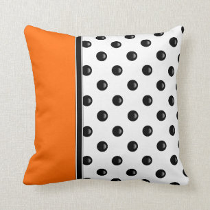 Modern Polka Dot Throw Pillows