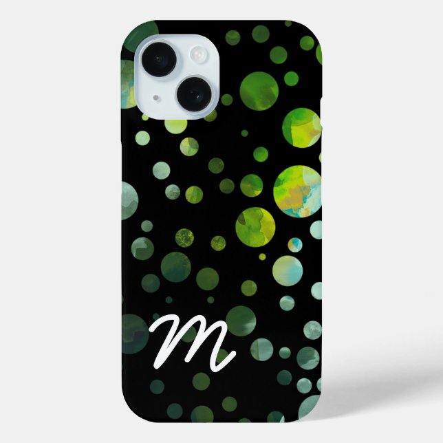 Modern polka dots pattern Case-Mate iPhone case (Back)