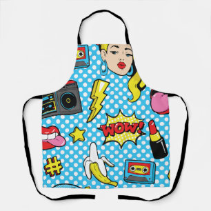 Modern Pop art Apron
