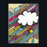 Modern Pop art  Holiday Postcard<br><div class="desc">Modern Pop art</div>