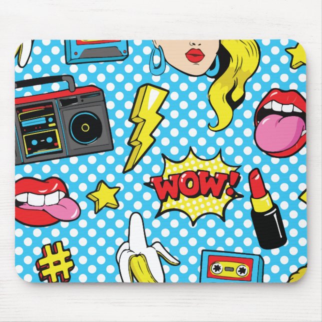 Modern Pop art  Mouse Pad (Front)