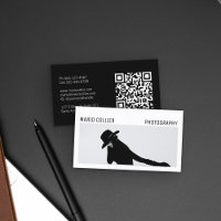 Modern Portfolio Style Photography Logo QR code