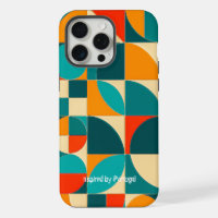 Modern Portuguese Azulejo Tile Pattern iPhone Case