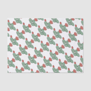 Modern Prickly Pear Cactus Tissue Paper