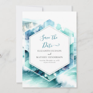 Modern Printable Nautical Wedding Save The Date