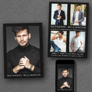 Modern Pro Model 5 Photo Comp Card