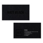 Modern professional black kraft simple elegant