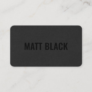 Modern professional black texture simple elegant business card