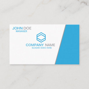 Modern Professional Blue Business Card