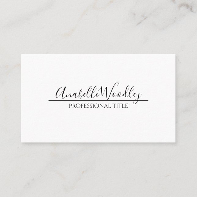 Modern Professional Business Card (Front)