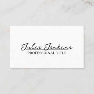 Modern & Professional Business Card