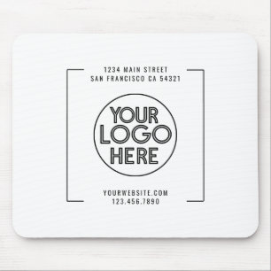 Modern Professional Business Company Custom Logo Mouse Pad