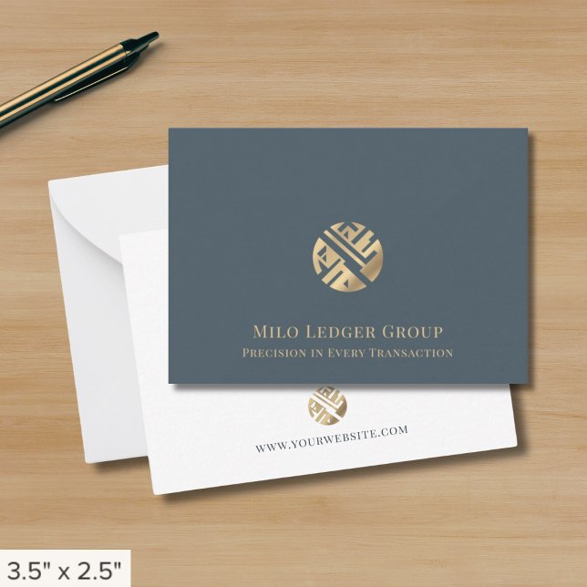 Modern Professional Business Custom Logo  Card (Creator Uploaded)
