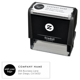 Modern Professional Business Custom Logo Self-inking Stamp