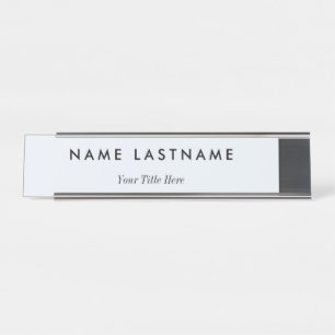 Modern Professional Business Desk Name Plate