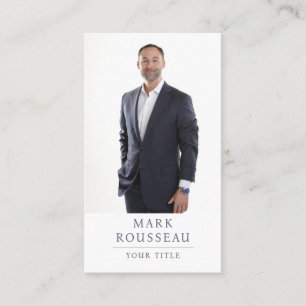 Modern Professional Business Photo  Card