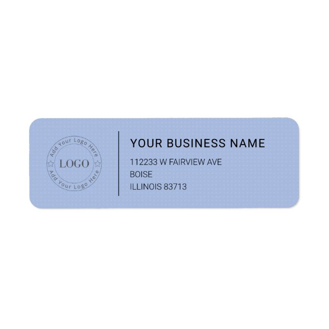 Modern Professional Business Return Address (Front)